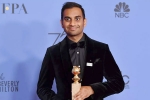 Aziz Ansari, Oscar 2018, aziz ansari the first asian american to win at oscar 2018, Golden globe