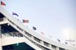 Indian flag at Champions Trophy 2025 Curtain Raiser, Champions Trophy 2025, champions trophy curtain raiser in lahore indian flag missing, Hidden