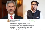 Dhruva Jaishankar twitter, Dhruva Jaishankar twitter, new foreign minister s son dhruva jaishankar says he can t help with passport woes in cheeky tweet, Gaurav pandit