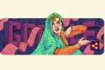 google doodle, google 86 birthday, google celebrates madhubala s 86th birth anniversary, Raj kapoor