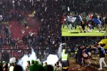 Arema FC and Persebaya Surabaya fans, Arema FC and Persebaya Surabaya stampede, indonesia football match stampede kills 125 people, Tear gas