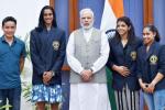 P.V. Sindhu, Dipa Karmakar, modi hosts national sports awardees invites ideas to improve sports, Jitu rai