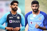 Mohammed Siraj breaking news, Mohammed Siraj new updates, mohammed siraj replaces injured jasprit bumrah, Dinesh karthik