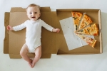 Creative Baby Monthly Milestone with pizzas, 1 month old baby celebration ideas, mom documents her baby s monthly growth with pizza check out creative baby monthly milestone pictures, Tmz