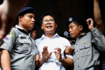 Reuters, Kyaw Soe Oo, myanmar jails reuters reporters for seven years, Asian country