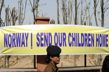 Norway takes custody of child, NRI parents protest