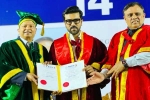 Ram Charan Doctorate, Dr Ram Charan, ram charan felicitated with doctorate in chennai, Sme