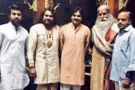 Pawan Kalyan in Sye Raa sets, Amitabh Bachchan in Sye Raa, pawan kalyan pays visit to sets of sye raa, Bollywood megastar