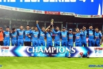 India Vs Australia T20 series highlights, India Vs Australia, t20 series india beat australia by 4 1, Aaron