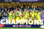 New Zealand, T20 World Cup 2021 Final scores, t20 world cup 2021 final australia beat new zealand, David warner