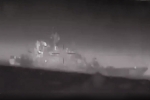 Russian Landing Ship news, Russian Landing Ship breaking, ukraine drone damages russian landing ship, Ukraine