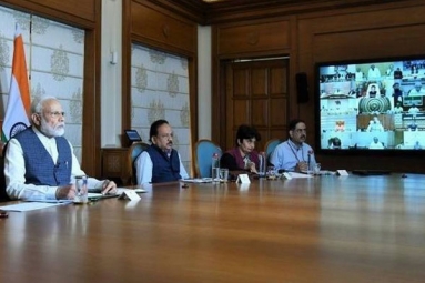 PM Narendra Modi to have a video conference discussion with CMs
