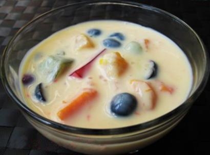 Tasty and Healthy Fruit Custard 