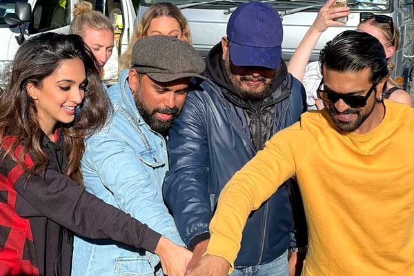 Ram Charan Wraps Up the New Zealand Shoot of Shankar's Film