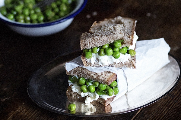 Potato-Pea Sandwich Recipe