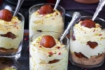 Gulab Jamun Mousse breaking, Gulab Jamun Mousse recipe, recipe of gulab jamun mousse, Rose water