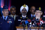 Major General Surinder Mahal, Air Vice Marshal Ravi Kapoor, indian army navy air force joint press briefing, Krishna ghati