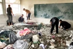 Honeywell weapons, Israel weapons from USA, israel strike on school dozens killed, Tracing