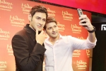 bollywood stars in madame tussauds new york, madame tussauds mahesh babu, mahesh babu s wax statue for madame tussauds unveiled at hyderabad s amb cinemas, Namrata shirodkar