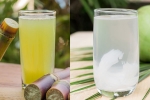Coconut Water benefits, Sugarcane Juice vs Coconut Water, sugarcane juice vs coconut water in summer, Us journal Coconut Water benefits, Sugarcane Juice vs Coconut Water, sugarcane juice vs coconut water in summer, Us journal