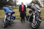 tariffs hurt harley davidson, Harley Davidson on US, donald trump slams india over 50 percent tariffs on harley davidson motorcycles, Harley davidson